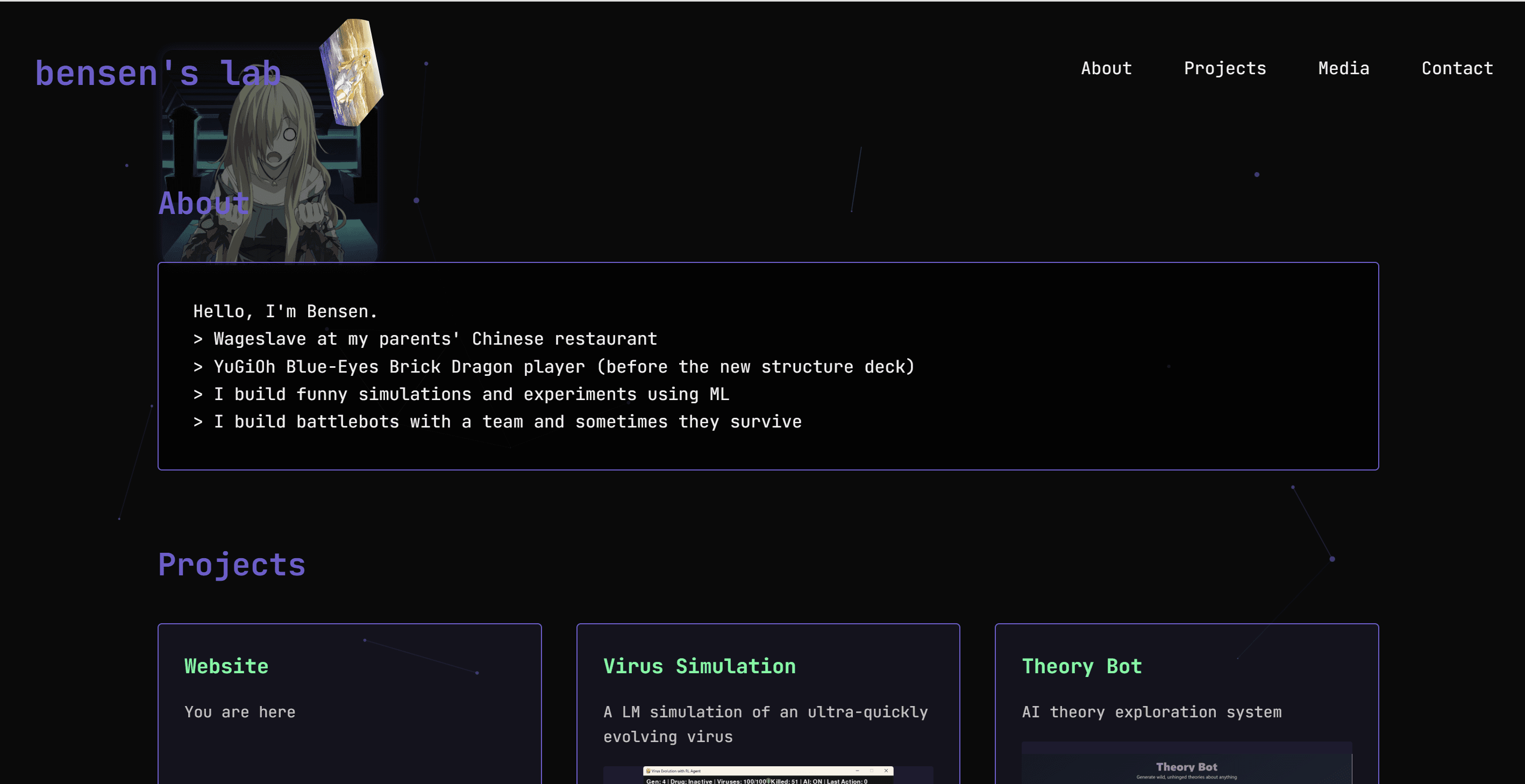 Portfolio screenshot